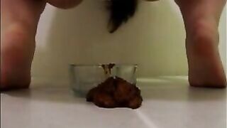 Dropping messy thick load on the floor