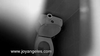 Amazing wife pooping at home