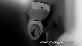 Amazing wife pooping at home