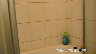 Cute schoolgirl and hot pooping babe