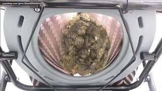 Big lovely ass babe in pantyhose teasing and pooping