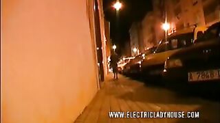 Stunning round big booty lady poops