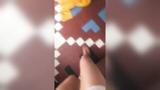 Sweet closeup view of a huge poop