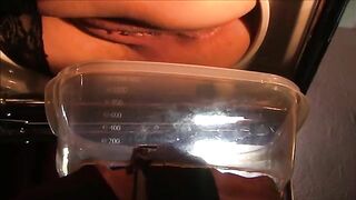 Mistress poops direct on the face