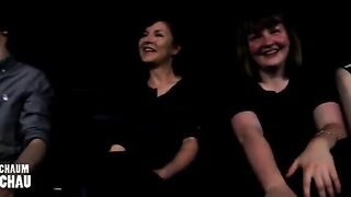Pooping live on the stage