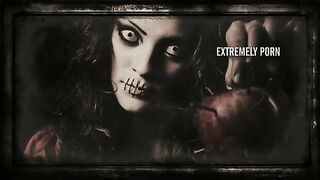 Huge cock makes her poop