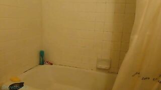 Hot Babe Plastic Panty Pooping