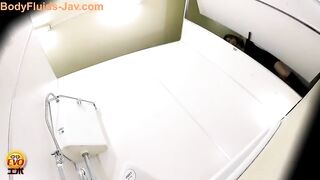 Stylish knee-high boots and messy poop