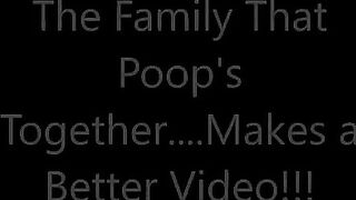 Hairy amateur mommy pooping in toilet