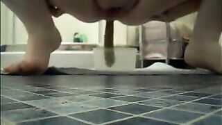 Bbw poops and taste it
