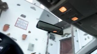 Nasty poop on the car windscreen