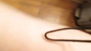 Amateur video of lady pooping in toilet