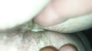 Gorgeous hot asshole fingered deeply at home