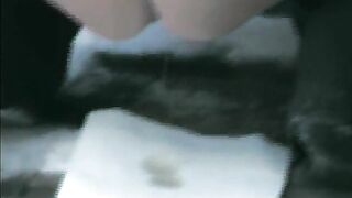 Lovely wife teasing and pooping