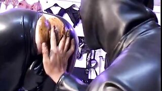 Shit smearing asshole fingered roughly