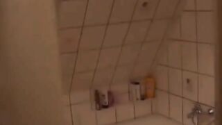 Big ass lady teasing and pooping for slave