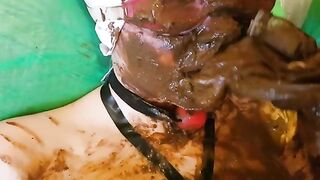 Filthy babes and scat fuck session