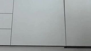 Punk chick teasing and pooping