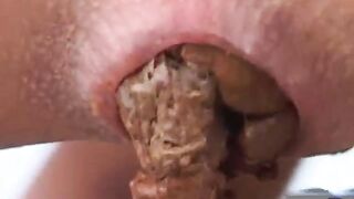 Digging for shit from sexy asshole