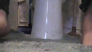 Light Pink Potty Toes Closeup