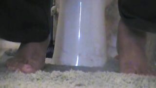 Light Pink Potty Toes Closeup