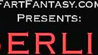 Juicy hot ass brunette lady farts on the couch