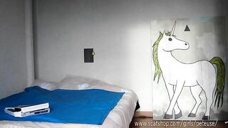 drunk hot Russian babe leggings pooping