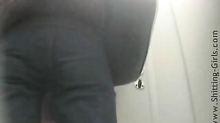 Thick pooping asshole closeup