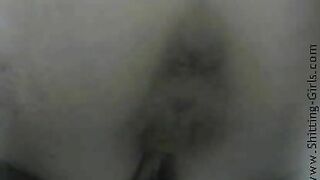 Thick pooping asshole closeup