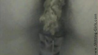 Messy poop from hot sexy ass