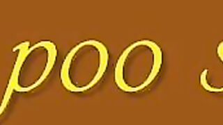 Sweet brunette girl fart and poop teasing