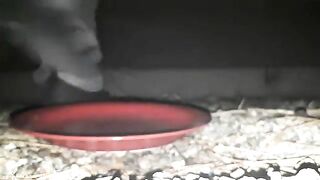 Sweet urgent piss and poop in closeup