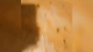 Seductive big black booty ebony babe poops