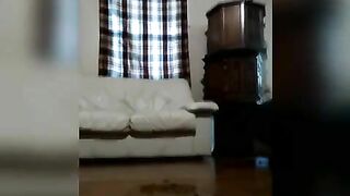 Seductive big black booty ebony babe poops