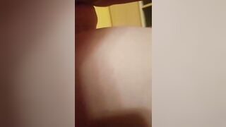 Small tits wife eating shit