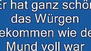 Husband tales big messy poop on his face