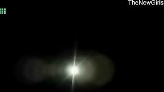 Young sexy blonde girl and her tasty poop at home