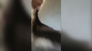 Stunning hot girl and her thick pooping asshole