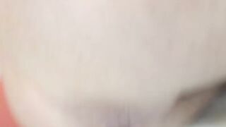 Beautiful girl pushing turd in the toilet