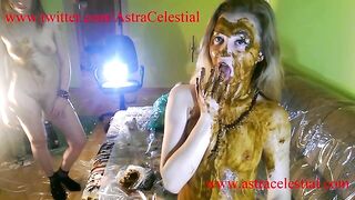 Dirty scat girls in kinky shit orgy