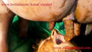 Messy and smearing scat orgy