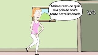 Cartoon Scat Babe Poops In The Bin