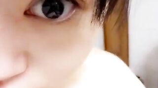 Cute young Asian babe wet pussy and shitting asshole