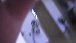 Woman pulls asshole open with fingers