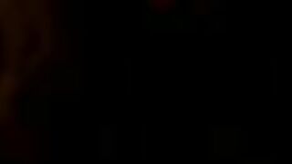 Woman plays with a huge pile of shit on the floor