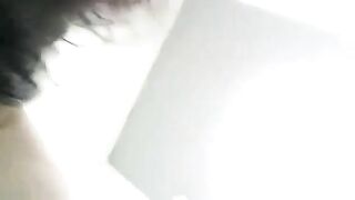 Sweet busty granny pooping