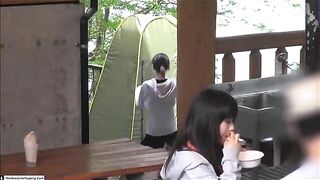 Japanese Camping Toilet Spy Video