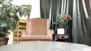 Beautiful hot brunette MILF poops