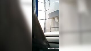 Poop hidden cam view