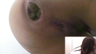 Dirty big booty and huge turd